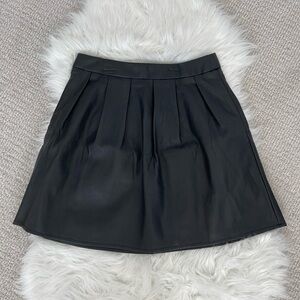 Women’s Size Medium Black Pleather Mini Skirt